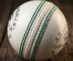 Supremo Grade-A White Leather Cricket Ball - Image 3