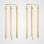 Wooden Cricket Stump & Bail Set