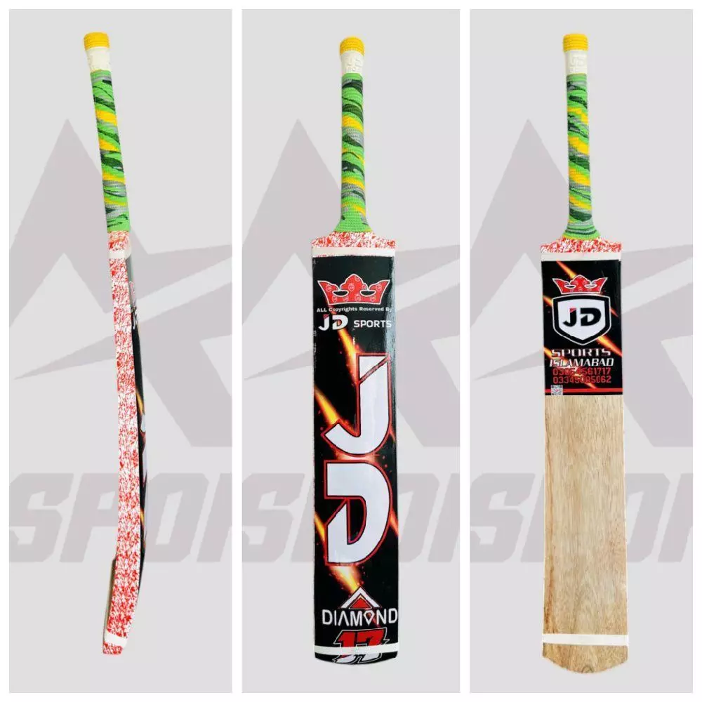 JD Premium Coconut Wood Tennis Ball Cricket Bat (88cm) JD Premium Coconut Wood Tennis Ball Cricket Bat (88cm)