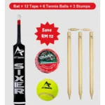 Sixer Complete Tape Ball Cricket Set (Bat, Stumps, Ball & Tape) - Image 2